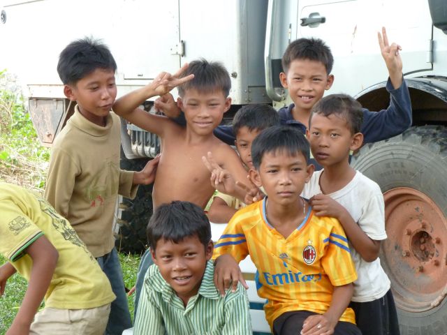 Kinder in Kep (Kambodscha).